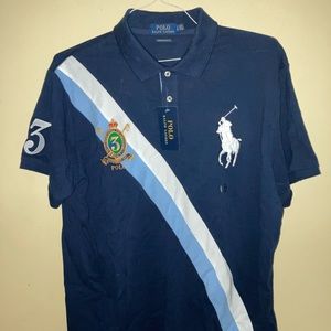 POLO by RL SS #3/Crest/Big Pony Custom Slim Fit